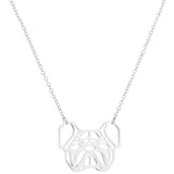 Geometric French Bulldog Necklace & Pendant