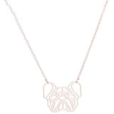 Geometric French Bulldog Necklace & Pendant