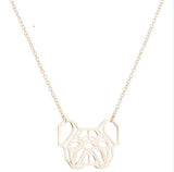 Geometric French Bulldog Necklace & Pendant